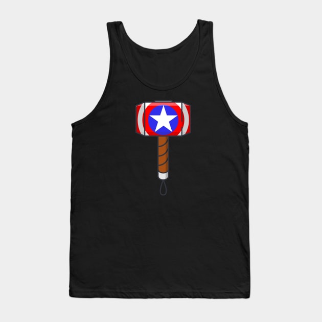 Captain Mjolnir Tank Top by BOandCO